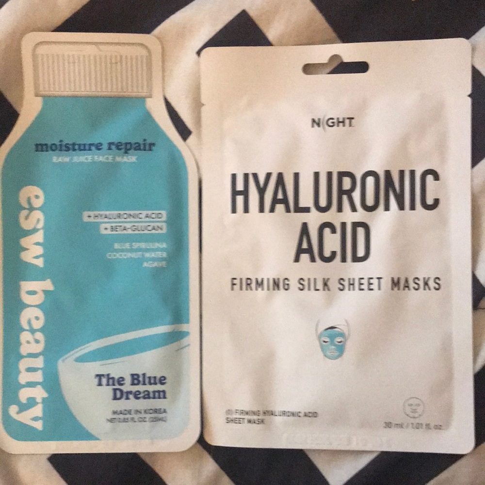 MSW Beauty The Blue Dream Moisture Repair Hyaluronic Acid Sheet Mask - Blue